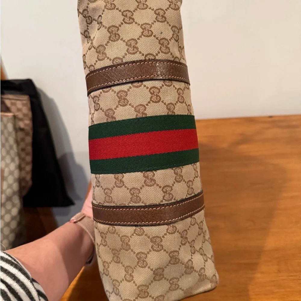 Gucci Vintage Boston Sherry Line Bag - Picture 3 of 13